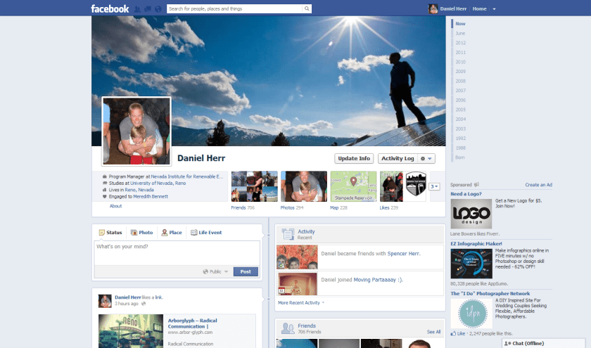 Dan Herr on Facebook Dan Herr's Facebook Page